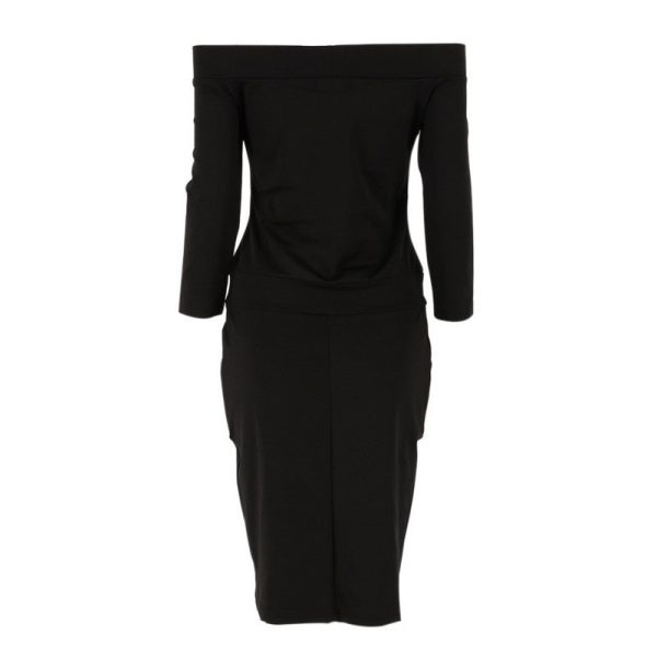 Summer Fashion Sexy Club Dresses Women Dress 3/4 Sleeve Slash Neck Off Shoulder Dresses